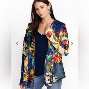 Johnny Was Biya Kimbra Sherpa Jacket